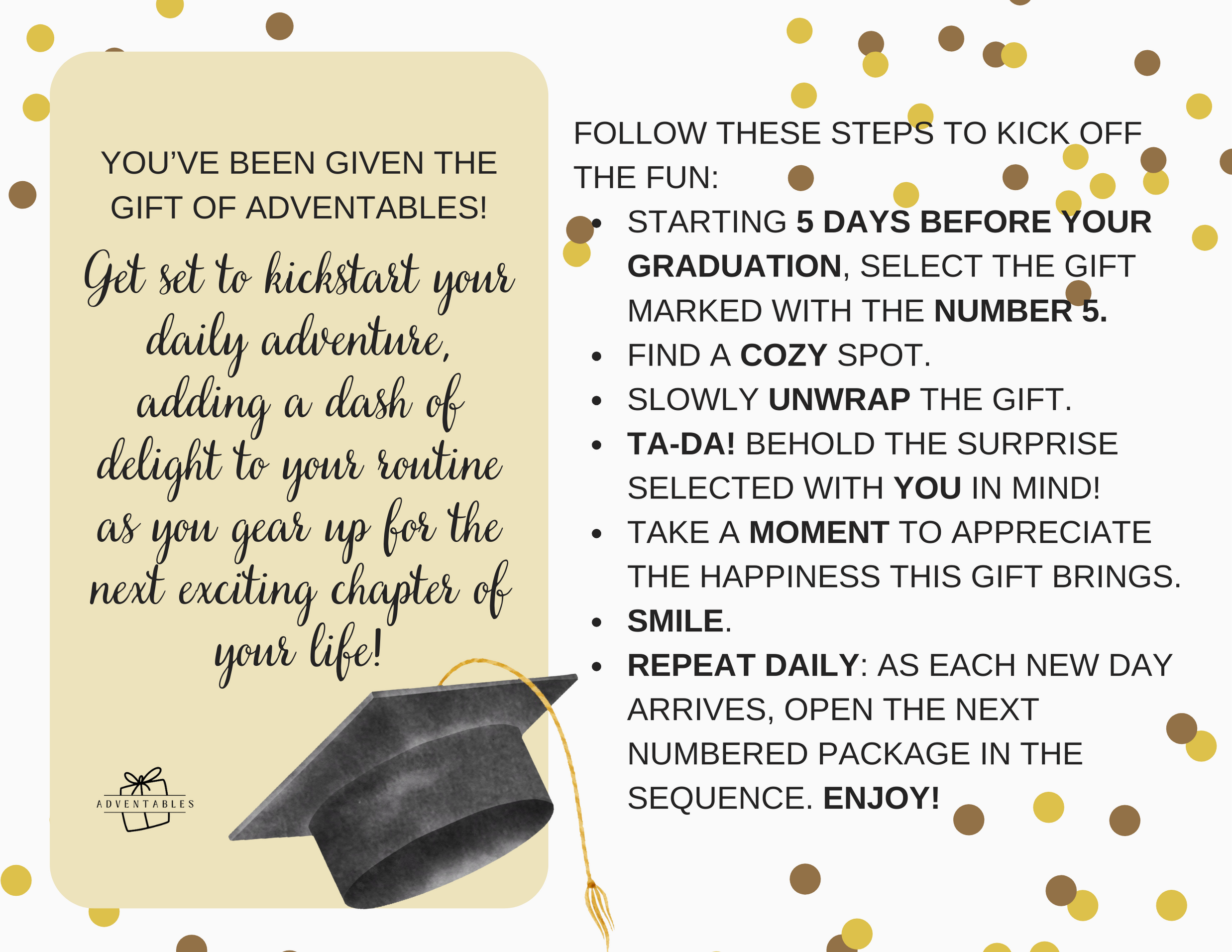 GRADUATION GIFT COUNTDOWN